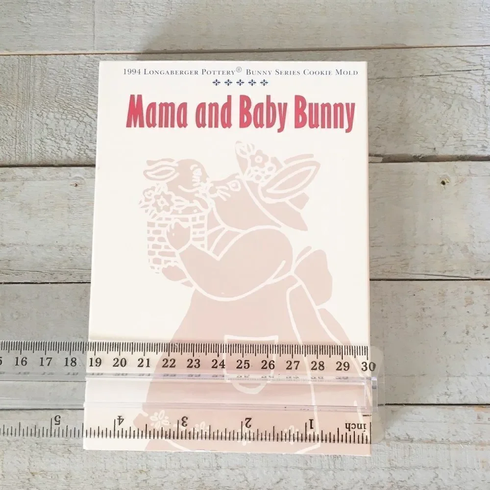 Longaberger Bunny Easter Series Cookie Molds 2